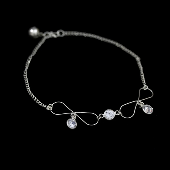 Infinity CZ ankelet - Picture 1 of 1